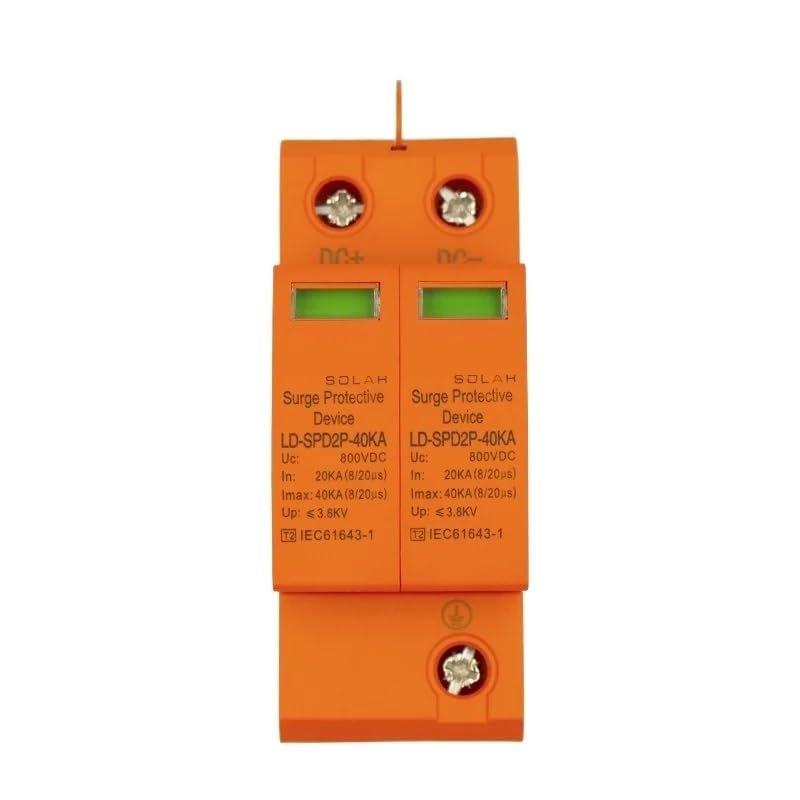 10Piece/lot 2P DC 500V/1000V 20~40KA Din Rail Surge Protective Device House Solar PV System Arrester Surge Protector(1000V)