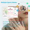 Smart Ring for Women Health Ring with 24/7 Heart Rate Monitor Sleep Tracker Multi-Sport Modes Waterproof Remote Camera Period Tracking Fitness Tracker Diamond-Accented Fashion iOS Android Phones view 3
