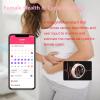 Smart Ring for Women Health Ring with 24/7 Heart Rate Monitor Sleep Tracker Multi-Sport Modes Waterproof Remote Camera Period Tracking Fitness Tracker Diamond-Accented Fashion iOS Android Phones view 4