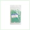 100 nylon cable ties, double-sided toothed, 11 pound tensile strength, heavy-duty cable ties, self-locking adjustable, durable, suitable for indoor and outdoor use (Green, 4 inches) view 2
