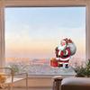1-Pack Santa Claus Wall Decal Sticker, Removable Vinyl Holiday Decoration for Windows, Doors, Home, Living Room, Kids Room, Festive Dcor d062 view 3