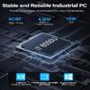 JOVCOR Industrial Mini PC, Fanless PC with i7 8550U, 8GB RAM 256GB SSD, 2 x 2.5G Gigabit Ethernet, Support Win 11 Pro, WiFi5 BT4.2, for Industrial, Business view 3
