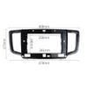 10.1 Inch Radio Fascias Fit For HONDA For ODYSSEY 2015 Stereo Panel Meter Installation Trim Kit Frame DVD Bezel view 2