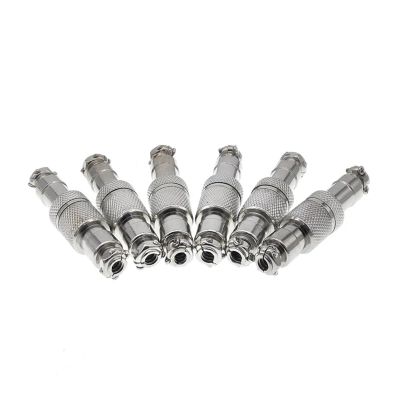 BHUPWZE 5pcs GX12 Cable Butt Joint Connector Push Pull Circular Plug 2pin3pin4pin5pin6pin 5A 125v Male-Female Connectors(4 pin5pcs)