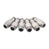 BHUPWZE 5pcs GX12 Cable Butt Joint Connector Push Pull Circular Plug 2pin3pin4pin5pin6pin 5A 125v Male-Female Connectors(4 pin5pcs) view 4