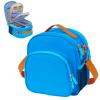 Hautton Travel Case Compatible with YOTO Mini, Carrying Case Portable Storage Bag for Audio Music Player, Headphones, Audio Cards and Accessories, Gift for Kids -Blue view 1