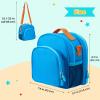 Hautton Travel Case Compatible with YOTO Mini, Carrying Case Portable Storage Bag for Audio Music Player, Headphones, Audio Cards and Accessories, Gift for Kids -Blue view 3