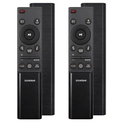 2 Pack AH81-15439A Remote Control Compatible with Samsung Soundbar HW-B530 HW-B550 HW-B650 HW-S50B HW-C400 HW-B67E etc Series Sound-Bar Speaker System