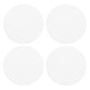 MECCANIXITY Universal 3 Inch Speaker Grills Cover Without Frame, White Metal Speaker Grills Mesh Subwoofer Mesh Cover Guard Protector for Car Home Audio, Pack of 4 view 1