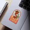 (3 Pcs) The Early Worm Gets The Bird Sticker - Funny Cute Worm Cowboy Decal - Humorous Wild Western Decal - Country - Funny Animal Cowboy - Sticker 3 Inch for Laptop Water Bottles view 2