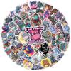 100PCS Hippo Stickers  Funny Hippopotamus Stickers Pack for Water Bottles, Laptop, Scrapbook, Journaling, Party Favors, Waterproof Vinyl Animal Stickers view 1