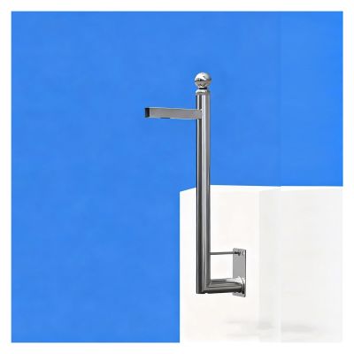 19-78.7in Overlength Outdoor Surveillance Pole, Wall-mount CCTV Poles for Commercial Street/Residential Area/Highway, Metal Pole for Security Camera(B,50cm/1.6ft)
