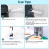 POPOBUY 5PK Compatible with Brother Label 18mm STe-141 Mobile Solutions Non-Adhesive Stencil Tape STe141 ST141 Black on Clear 3/4" (18mm) x 9.8' (3m), for PT-D450 PT-E500 PT-D600 Label Maker view 3