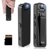 Mini Body Camera,Premium Portable 1080P Small Body Camera with Night Vision and Motion Detection Wearable for Office, Law Enforcement, Security Guard (Built- in 64GB Memory Card) (64GB) view 1