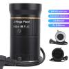3MP Zoom Lens for CCTV Camera, CS Mount Auto Iris 8 50mm FL Definition Security Lens, Manual Zoom with Lock, Aluminum Alloy Construction for Clear view 4