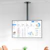 Ceiling TV Mount Stand - Adjustable Ceiling TV Mount Bracket 45 Swivel Bracket For 24-43 Inch TV Supports Up To 30 Kg/66 Lbs LCD TV Floor Stand Ceiling/Floor Mounting view 1