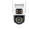 LNBBEQ 15MP HD Outdoor IP Camera WiFi Three Screen Security PTZ Camera 4K 8MP Dual Screen Ai Tracking CCTV Video Surveillance(UK Plug,8MP Add 128G) view 1