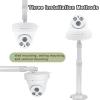 Telescopic Mounting Bracket, Drop/Wall Ceiling Camera Mount, Flexible Wall Mount for Cell Camera Arm, for Home Surveillance System(2-4m/79-157 Telescopic) view 4
