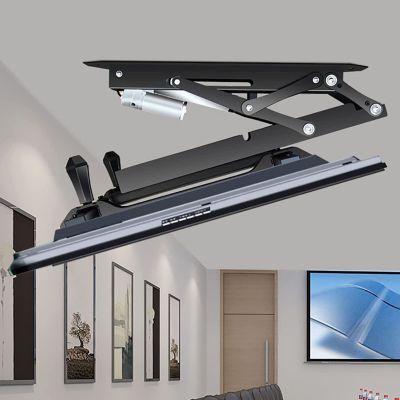 Ceiling TV Mount Bracket - Motorized TV Mount Hidden Drop Down TV Lift 0-85 Flip Down Fits 32-70 Inch TVs Motorized TV Stand