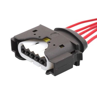 Car Connector 1 Set 5 Pin Auto Air Flow Meter Senso Electrical Cable Connector Wire Harness Plug for E46 E81 E87 E90 E91 09441552 50290892(5Pin A,1 Set)