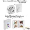 Fujifilm Instax Mini 12 Instant Camera + 60 Photo Prints + Quality Photo Value Bundle, Case, Decoration Stickers, Frames, Photo Album, (Clay White) view 4