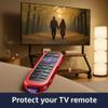 3 Pack Case for Roku Remote Cover Compatible with Hisense and TCL TV Stick Controller, Silicone Skin Sleeve Blue Green Red view 4