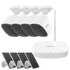 Eroz Smart Security Bundle | Mini Hub (1TB SSD) + 4 Opal Super WiFi 5MP Cameras | WiFi 6, AI Motion Detection, Color Night Vision, No Monthly Fees view 1