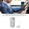 Bewinner On Headset, Handsfree Wireless Headset Retractable, Earphone with LCD Digital Power Display Ergonomic Design for Driving Business Calls (Electroplated Bright Silver) view 4