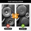 Bewinner 4PCS Speaker Grill Cover, Protector Mesh 180mm Cold Rolled Steel ABS Plastic Embedded Design for Home Theater Car Marine DIY view 4