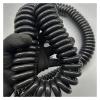 JSFZM Telephone Cable Coiled Mains Flex Curly Spring Cord, 2 Core Telescopic Spiral Cable Wire 4mm Square 15A 20A High Power Mechanical Spring(Stretch 4 Meter) view 3