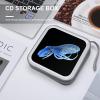 Blue Squid Funny CD Case 40 Capacity DVD Storage Holder Portable Disc Wallet Organizer Bag for Home Travel view 4