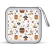 PiratesThemed Items Ship Bird Funny CD Case 40 Capacity DVD Storage Holder Portable Disc Wallet Organizer Bag for Home Travel view 1