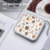 PiratesThemed Items Ship Bird Funny CD Case 40 Capacity DVD Storage Holder Portable Disc Wallet Organizer Bag for Home Travel view 4