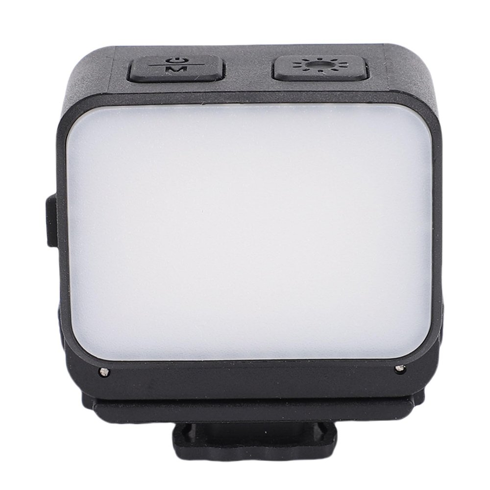 Diyeeni LED Action Camera Video Light, Camera Magnetic Fill Light 3 Color Temperature Rechargeable IPX4 Water Proof for Photography