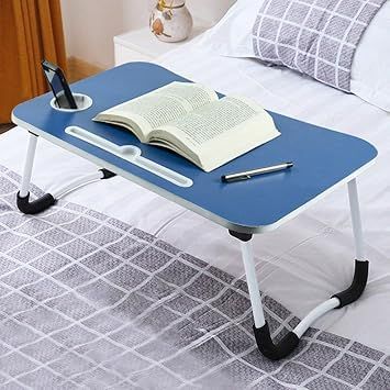 Study Bed Home Wooden Foldable Students Stand Office Computer Desk Folding Work Tables Laptops Portable