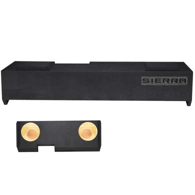 12 Dual Sealed sub Box, fits 19-25 Sierra Double & Crew-cab Speaker Box subwoofer Enclosure Stereo car Audio Home Audio