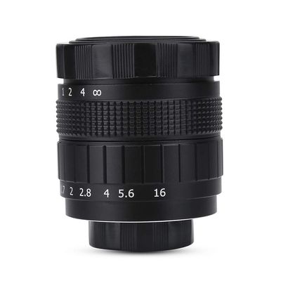 Bewinner 35mm F/1.7 HighQuality Closed Circuit TV Lens for Macro Photography C Mount Camera Accessory