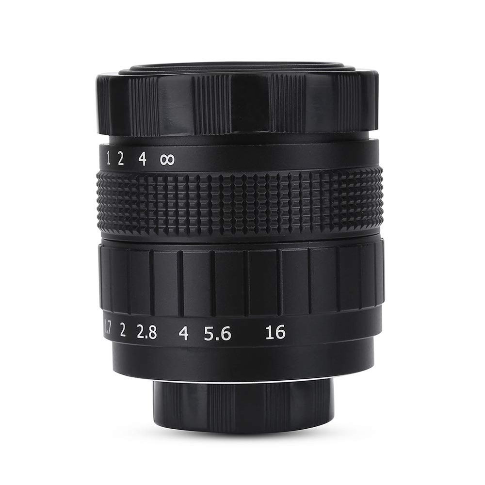 Bewinner 35mm F/1.7 HighQuality Closed Circuit TV Lens for Macro Photography C Mount Camera Accessory