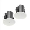 JBL Professional JBL-Control 414C/T 4 Coaxial, 30 Watt in-Ceiling Speaker with Backcan, 8 Ohm or 70V / 100V, Magnetic Grill, White view 1