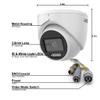 LTS 8CH Security Camera System Kit 8-ch DVR w/ 2TB HDD + 2MP Hybrid Light Turret Cameras, LTD8308D-ETC, CMHT2122-28LF (4 Cameras) view 3