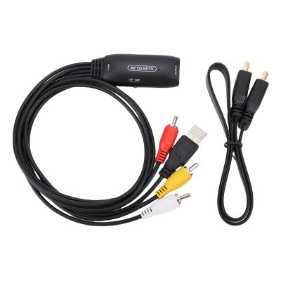 CUIFATI Video Sound Converter Adapter, AV 3 Color Interface AV Converter for DVD Players