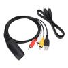 CUIFATI Video Sound Converter Adapter, AV 3 Color Interface AV Converter for DVD Players view 3