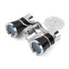 Monoculars Telescope High Power 3 X 25 Foldable Opera Glasses Binoculars Metal Body with Chain Optical Lens Theater Telescope Women s Clear Binoculars (Black) (Silver) view 2
