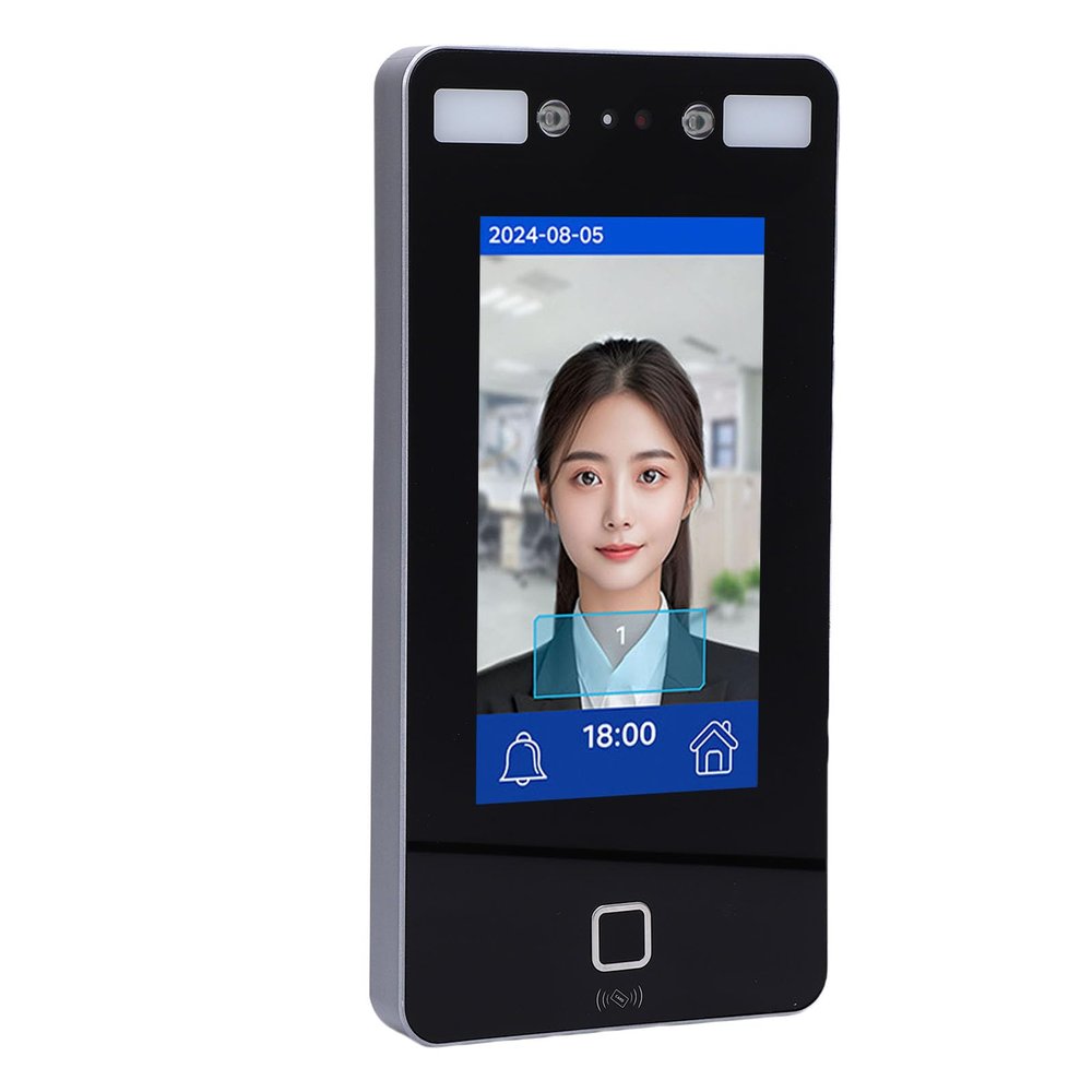 CUIFATI Biometric Presence Machine, Facial Recognition Machine Infrared Liveliness Identification for Small Companies