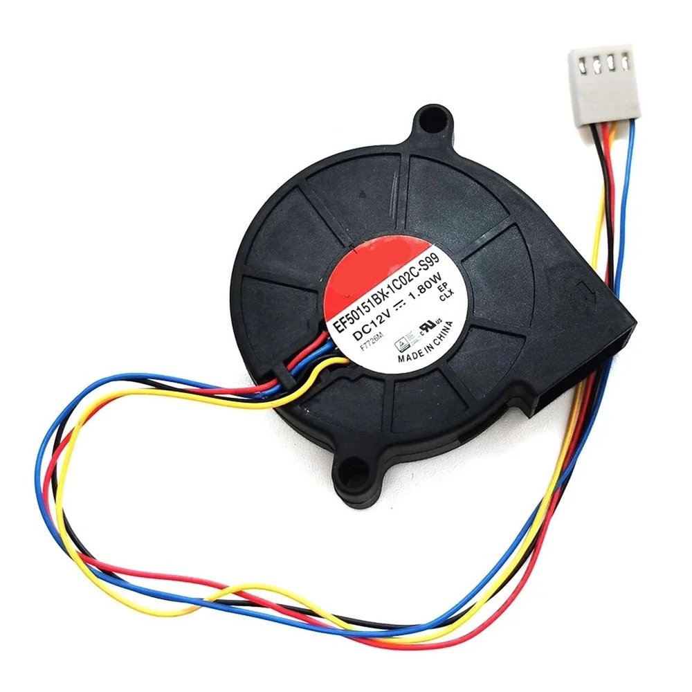 5cm EF50151BX-1C02C-S99 12V 1.8W 5015 50X50X15MM Turbine Cooling Fan