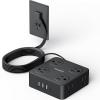 12 in 1 Power Strip Extension Cords with Multiple Outlets, 8 Outlets & 4 USB Ports Extension Cord, Flat Plug Compact Charging Station view 1