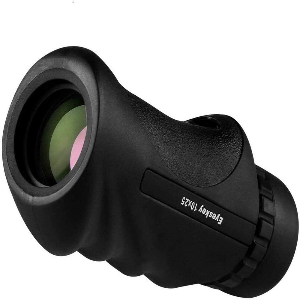 Monoculars Telescope High Power Handheld Monocular 10x25 Mini Telescope Long Range Non-Slip Binocular for Camping Concert Binoculars