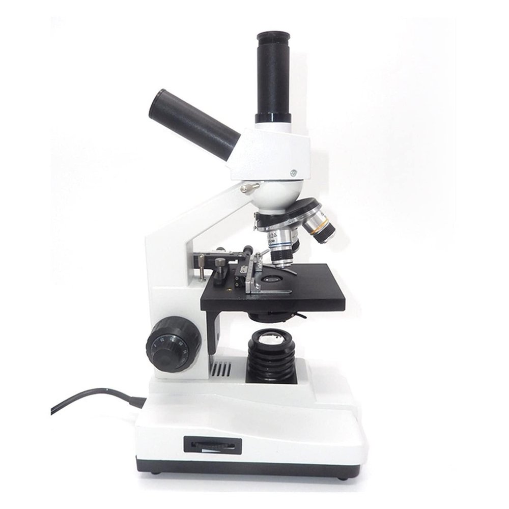 1600X Biological Microscope, WF16X Eyepiece, 4X-100X Objectives for Students, Teaching, Livestock Breeding & Research