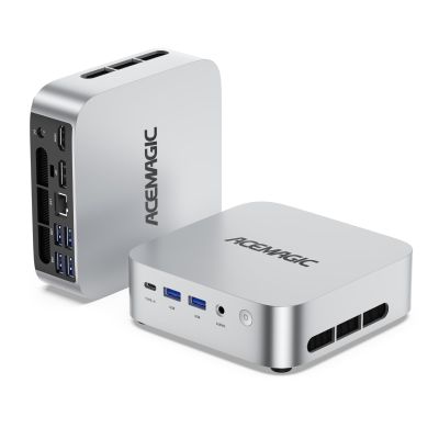 ACEMAGICIAN M1 Mini PC AMD Ryzen 7 7735HS 24GB LPDDR5 1TB PCle SSD Mini Computers (8C/16T, up to 4.75GHz), Windows 11 Pro Radeon 680M 4K Triple Display Desktop Computers 3.2Type-C/LAN 2.5G/BT5.2/WiFi6