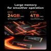ACEMAGICIAN M1 Mini PC AMD Ryzen 7 7735HS 24GB LPDDR5 1TB PCle SSD Mini Computers (8C/16T, up to 4.75GHz), Windows 11 Pro Radeon 680M 4K Triple Display Desktop Computers 3.2Type-C/LAN 2.5G/BT5.2/WiFi6 view 4